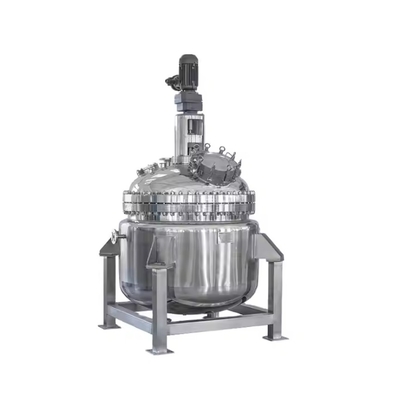 100 kg Reator de vidro personalizável Reator de vidro de laboratório Certificado ISO ASME