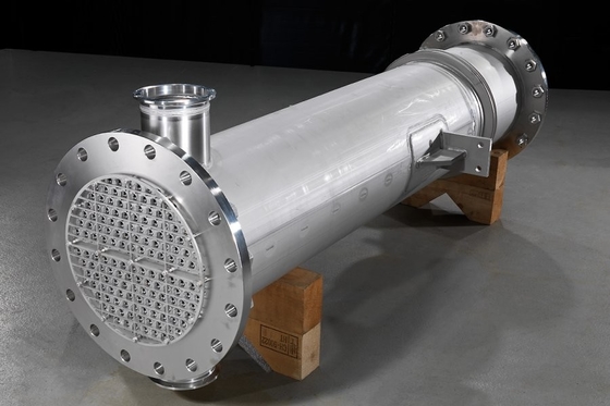 Intercambiador de calor de 1600 kg certificado ISO ASME 0-1200 °C